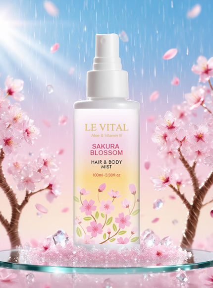 KissICON Cherry Blossoms Le Vital Floral Mist Hair Body