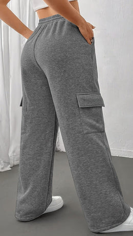 jkthpu-45 Chic Black Joggers AllSeason Casual Comfort Pockets