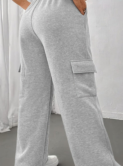 jkthpu-45 Chic Black Joggers AllSeason Casual Comfort Pockets