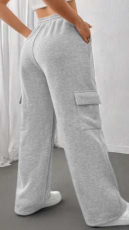 jkthpu-45 Chic Black Joggers AllSeason Casual Comfort Pockets