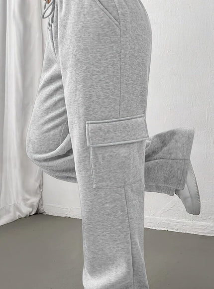 jkthpu-45 Chic Black Joggers AllSeason Casual Comfort Pockets