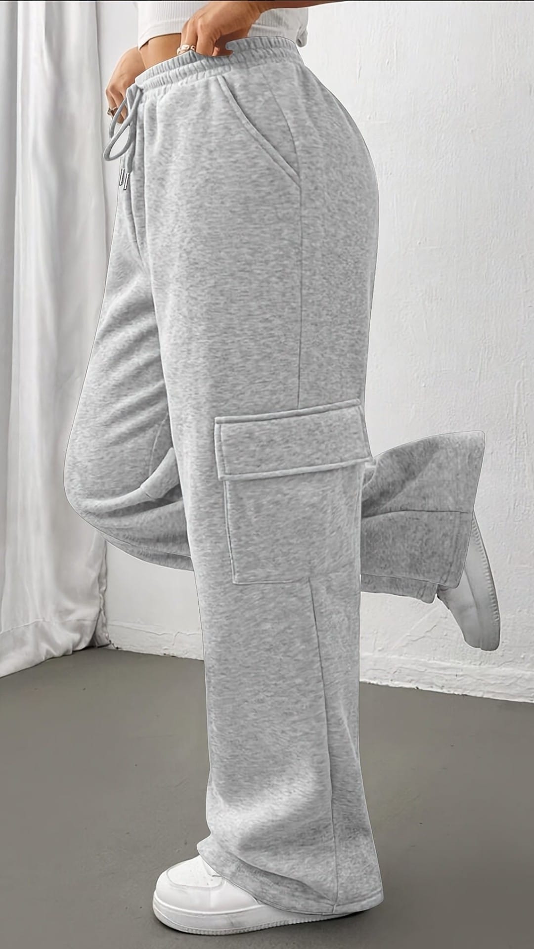 jkthpu-45 Chic Black Joggers AllSeason Casual Comfort Pockets