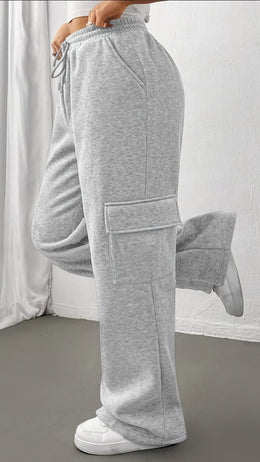 jkthpu-45 Chic Black Joggers AllSeason Casual Comfort Pockets
