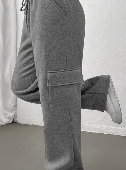 jkthpu-45 Chic Black Joggers AllSeason Casual Comfort Pockets