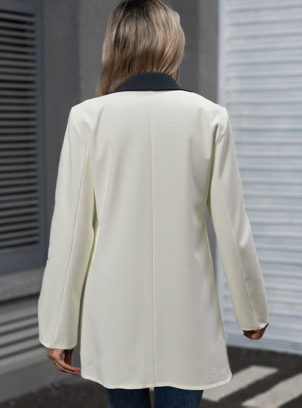 KissICON Chic Black White Blazer – To Evening Versatility