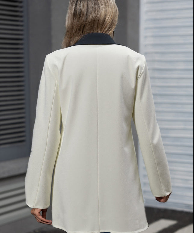 KissICON Chic Black White Blazer – To Evening Versatility
