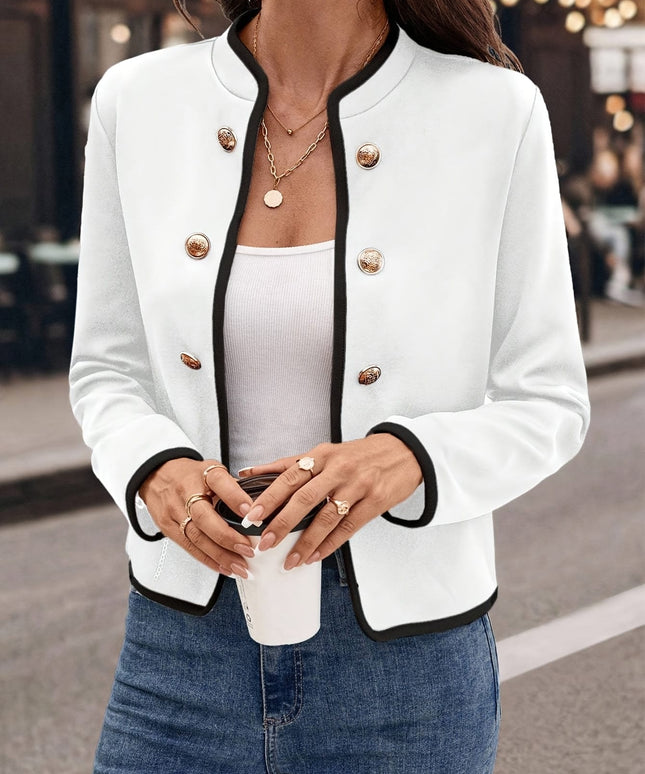 KissICON Chic Curve Blazer – Elegant Structured Allseason