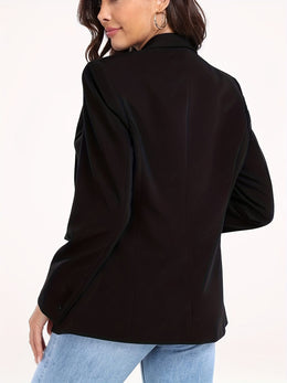 KissICON Chic Curve Blazer – Machine Washable Elegant
