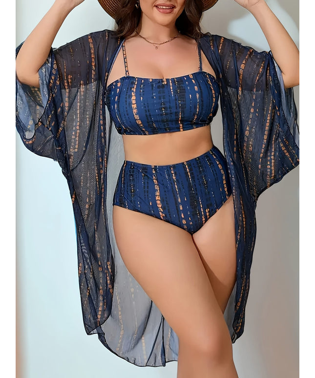 KissICON Chic Curve Fashionable Beach Vacation Bikini