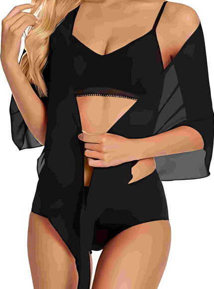 KissICON Chic Curve Mesh Bikini – Halter Onepiece