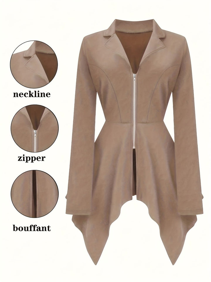 Chic Curve Oversized Collar Blazer – Everyday