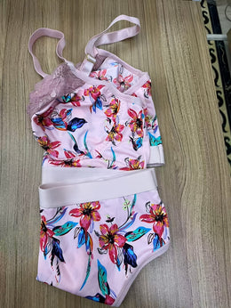 KissICON Chic Curve Printed Ruffle Lingerie