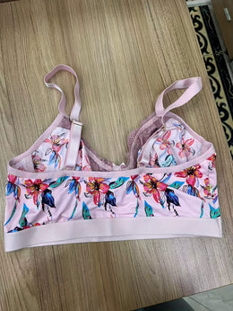 KissICON Chic Curve Printed Ruffle Lingerie