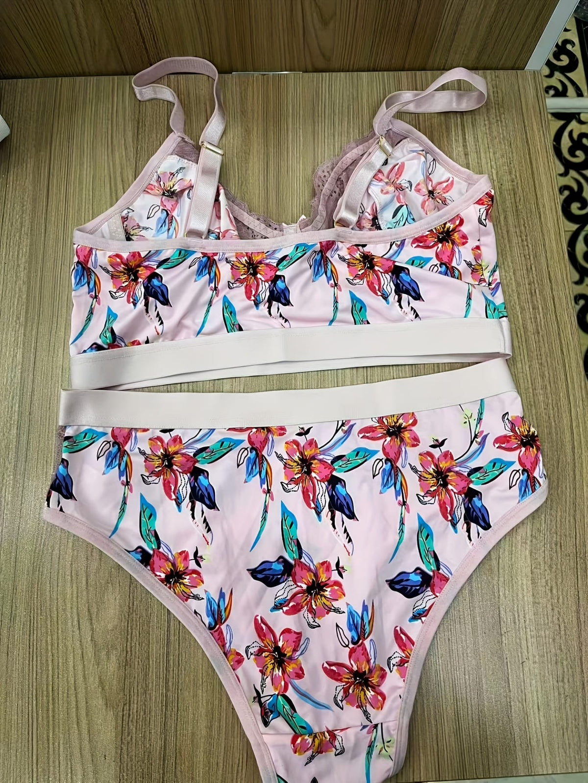 KissICON Chic Curve Printed Ruffle Lingerie