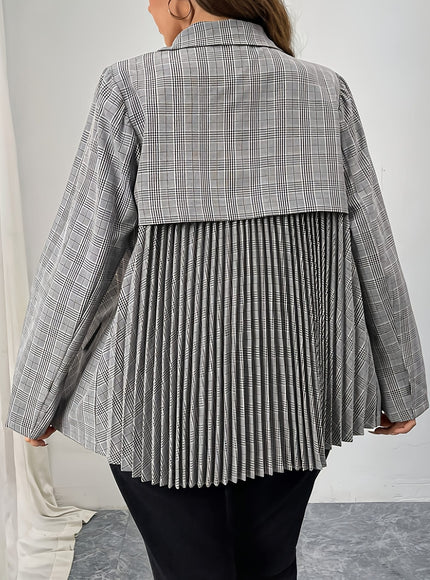 KissICON Chic Curve White Pinstripe Blazer – Wrinkleresistant