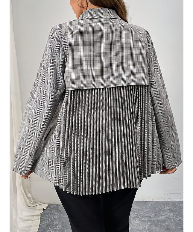 KissICON Chic Curve White Pinstripe Blazer – Wrinkleresistant