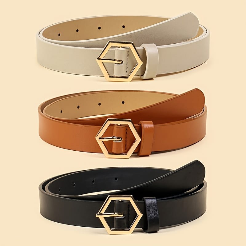 jkthpu-45 Chic Geometric MultiStripe Waist Belts 23 Pcs