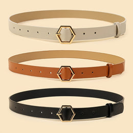 jkthpu-45 Chic Geometric MultiStripe Waist Belts 23 Pcs