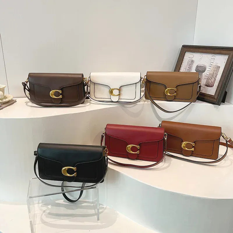 KissICON Chic Minimalist Square Commuter Shoulder Bag
