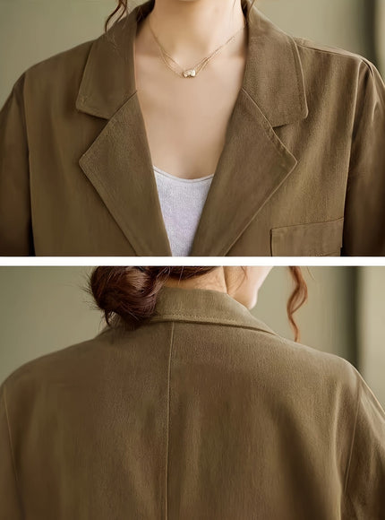 KissICON Chic Oversized Curve Blazer – Springautumn