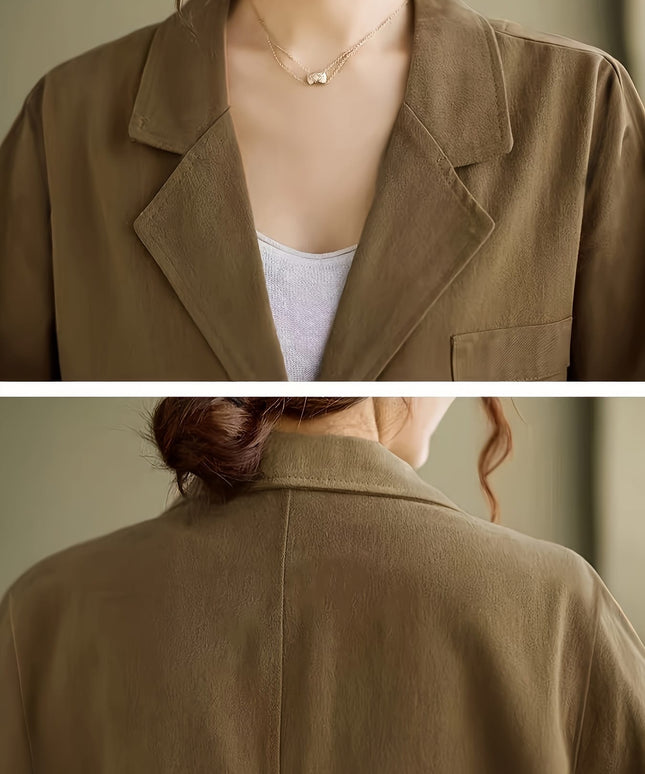 KissICON Chic Oversized Curve Blazer – Springautumn