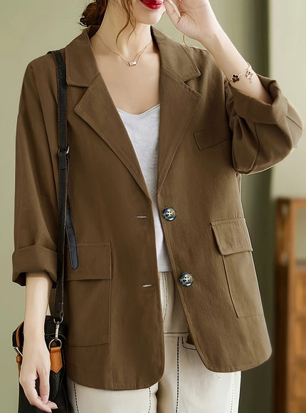 KissICON Chic Oversized Curve Blazer – Springautumn