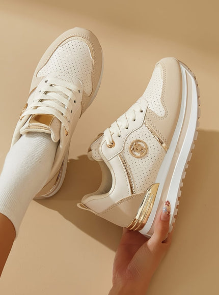 jkthpu-45 Chic Platform Sneakers Comfort Height Durability Grip