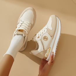 jkthpu-45 Chic Platform Sneakers Comfort Height Durability Grip