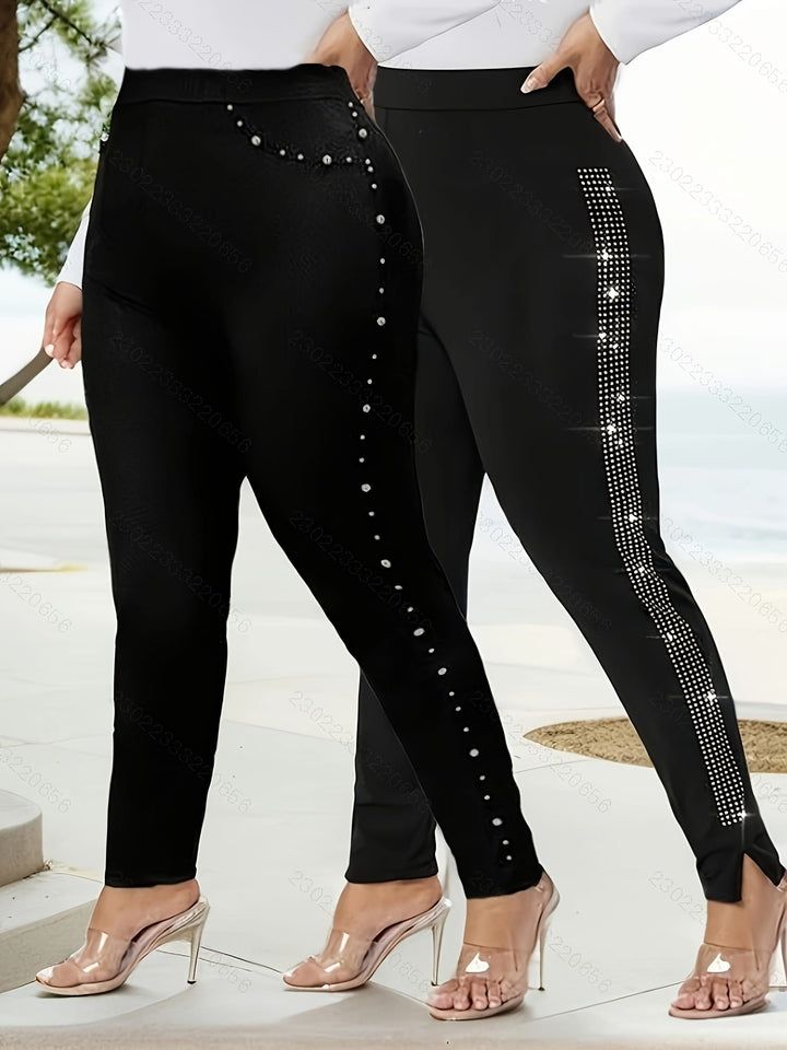 Chic Plus Size Leggings Essential 2Piece SpringSummer Set