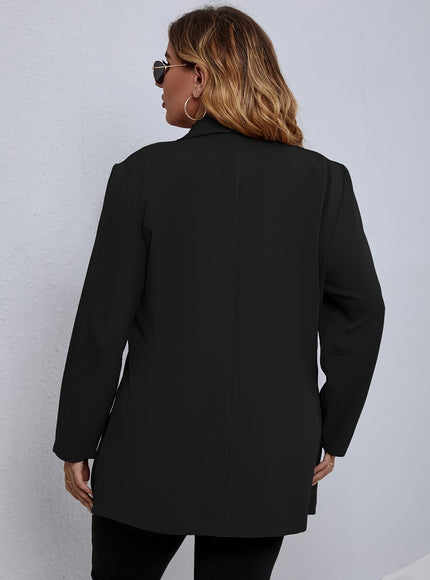 jkthpu-45 Chic Plus Size Womens Suit Jacket for Effortless Style