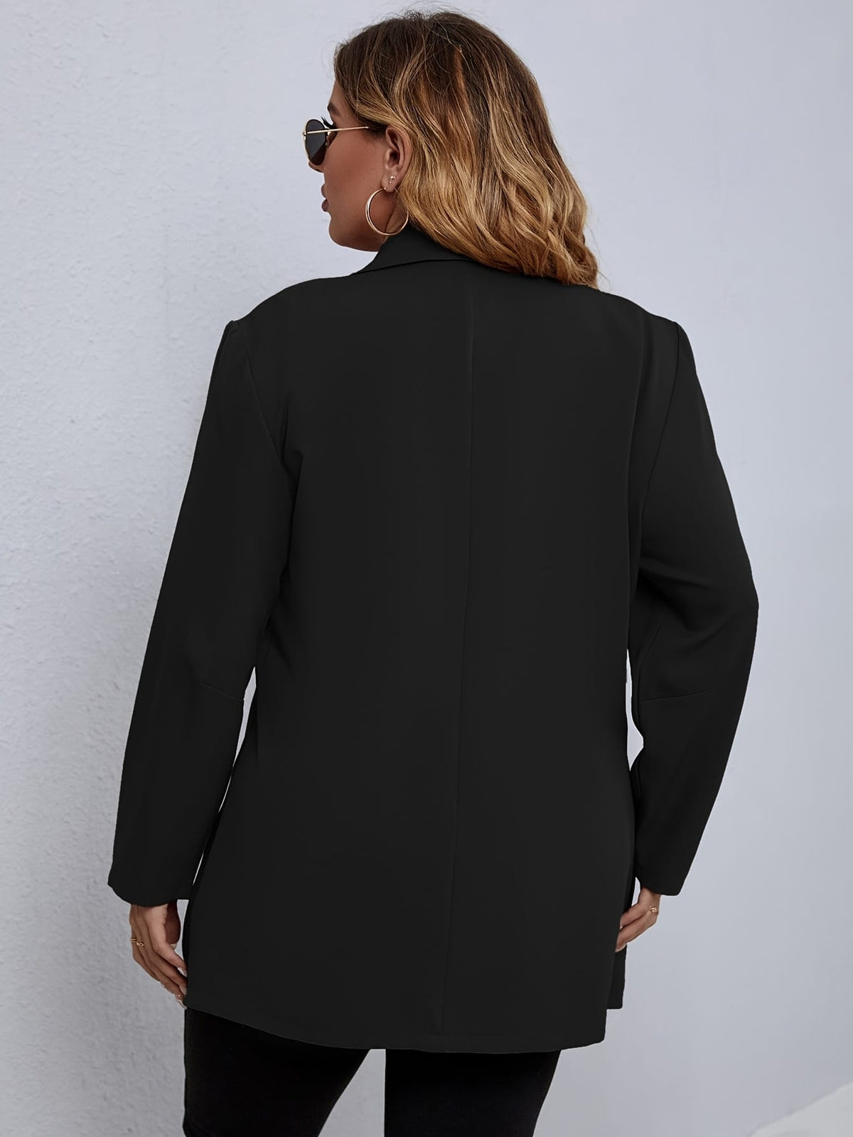 jkthpu-45 Chic Plus Size Womens Suit Jacket for Effortless Style