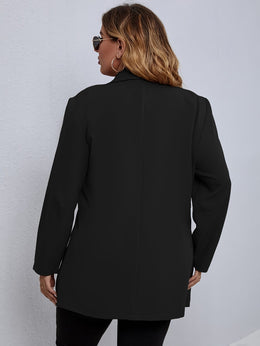 jkthpu-45 Chic Plus Size Womens Suit Jacket for Effortless Style