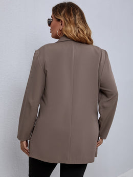 jkthpu-45 Chic Plus Size Womens Suit Jacket for Effortless Style