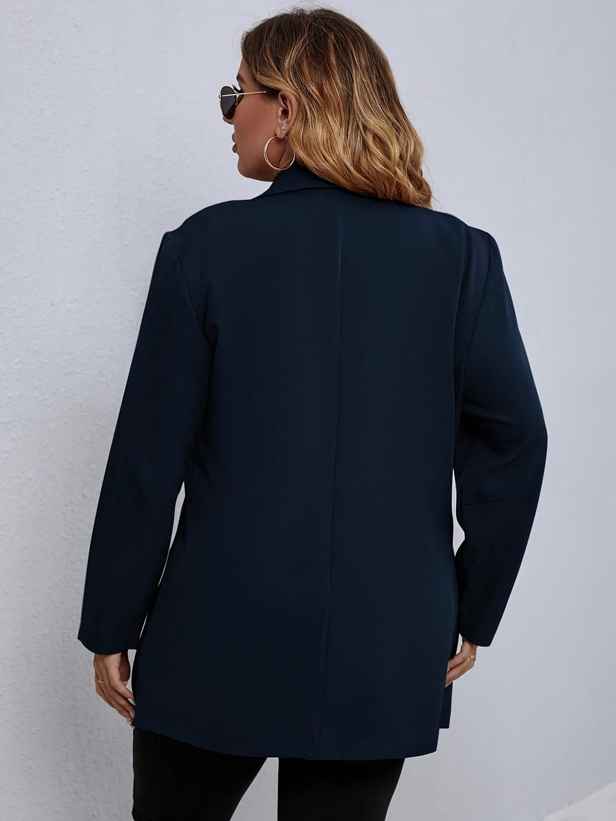 jkthpu-45 Chic Plus Size Womens Suit Jacket for Effortless Style
