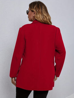 jkthpu-45 Chic Plus Size Womens Suit Jacket for Effortless Style