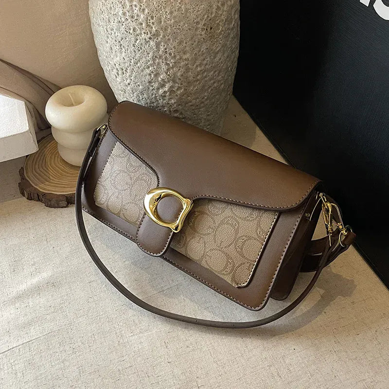 KissICON Chic PU Grid Lock Crossbody – City Essential