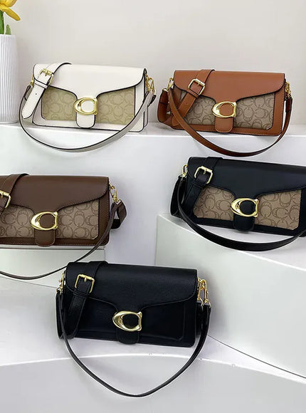 KissICON Chic PU Grid Lock Crossbody – City Essential