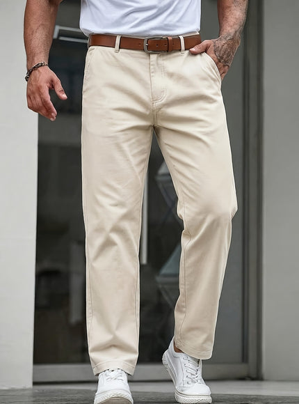 KissICON Chic Summer Twill Business Casual Fashion Trousers