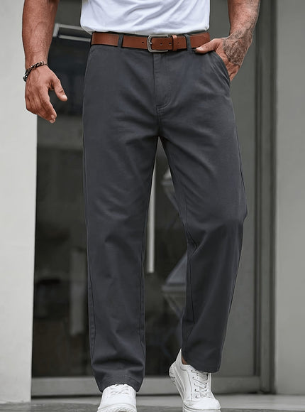 KissICON Chic Summer Twill Business Casual Fashion Trousers