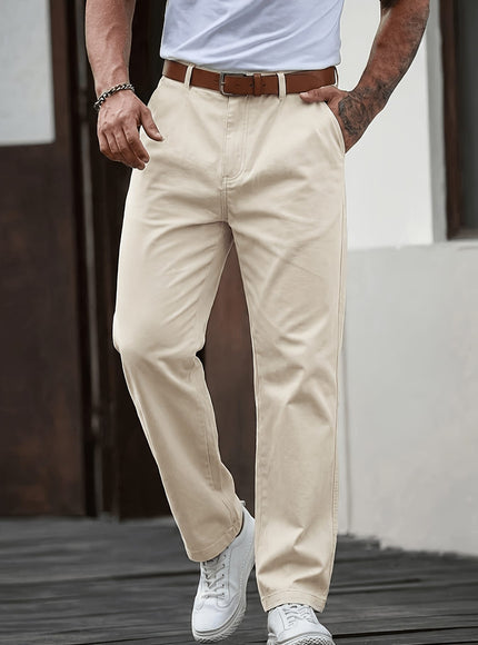 KissICON Chic Summer Twill Business Casual Fashion Trousers