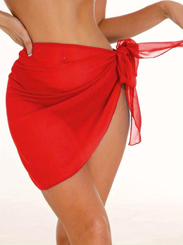 KissICON Chic Transparent Skirt – Chiffon Wrap