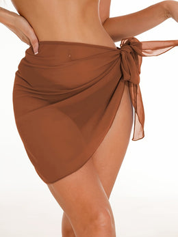 KissICON Chic Transparent Skirt – Chiffon Wrap