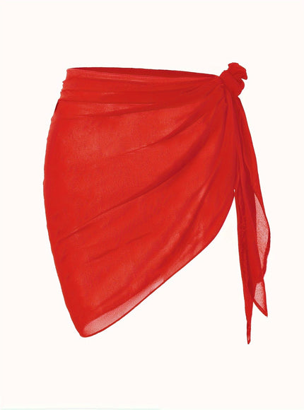 KissICON Chic Transparent Skirt – Chiffon Wrap