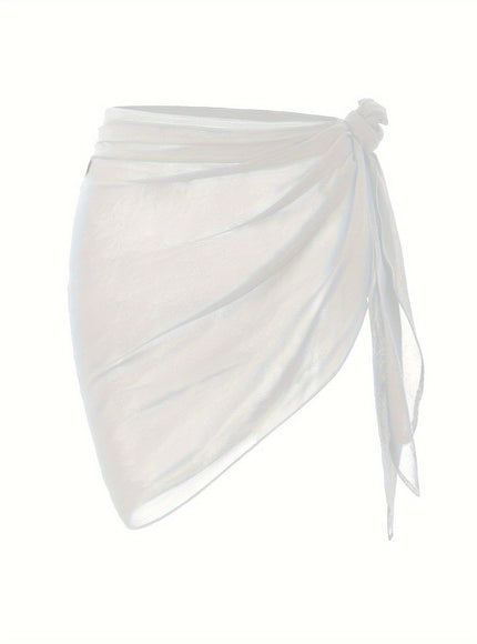 KissICON Chic Transparent Skirt – Chiffon Wrap