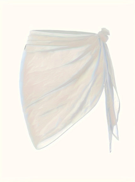 KissICON Chic Transparent Skirt – Chiffon Wrap