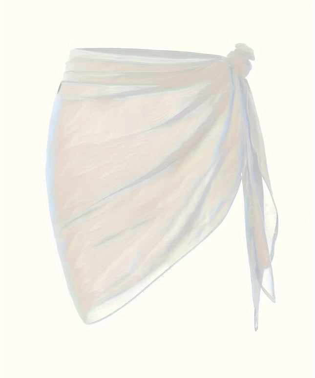 KissICON Chic Transparent Skirt – Chiffon Wrap