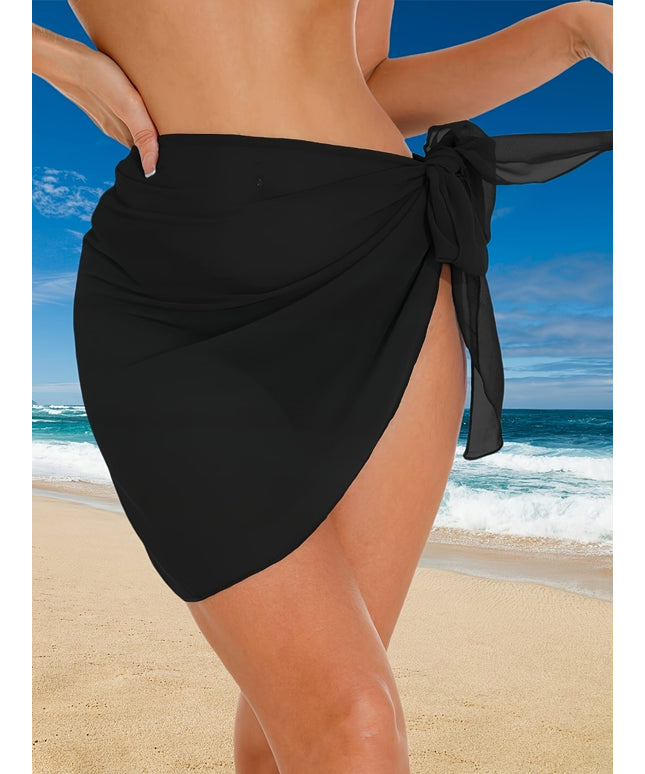 KissICON Chic Transparent Skirt – Chiffon Wrap