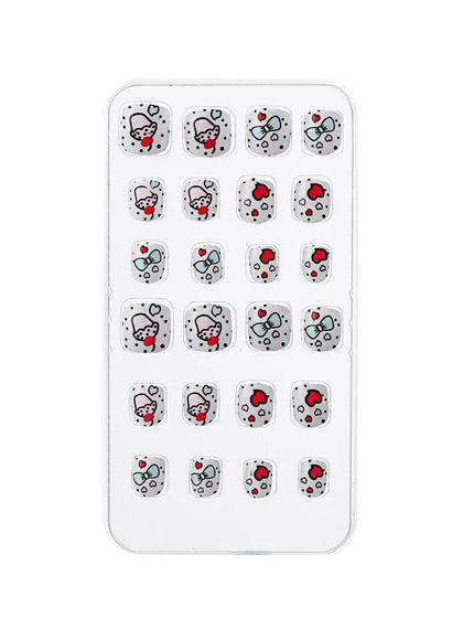 KissICON 💋 Child False Nails 24Pcs Box - Easy
