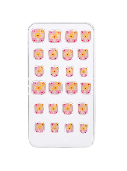 KissICON 💋 Child False Nails 24Pcs Box - Easy