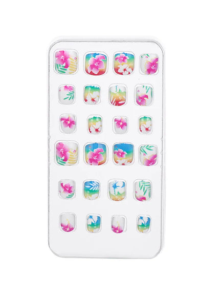 KissICON 💋 Child False Nails 24Pcs Box - Easy